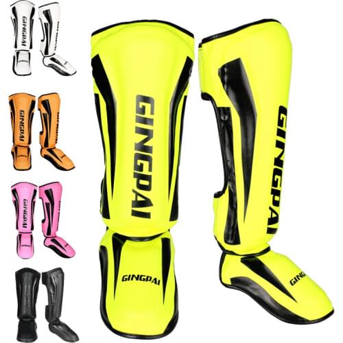 Pretorian Profession Grant Boxing Ticken Shinguards Greaves Instep Mma Foot Muay Thai Boxing Gloves Fighting Men Mma Shin Guard