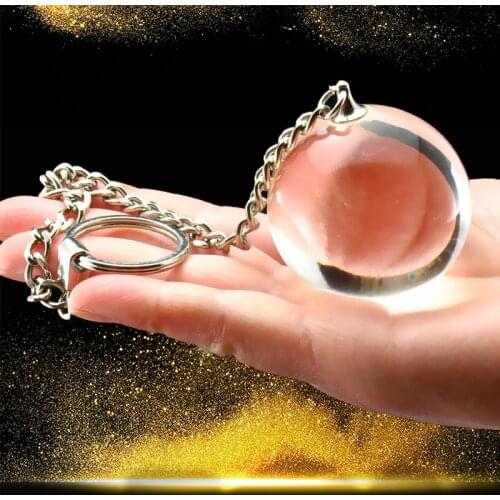 Nice Transparent Glass Ball vaginal Smart Ball anal plug Butt sex toy Crystal Vagina Exercise Beads Massage Erotic Instrument