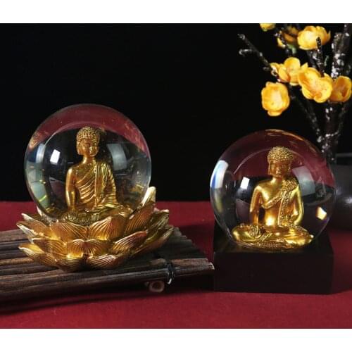 Buddha Statue Fengshui Thai Figurine Temple Sculpture Meditation