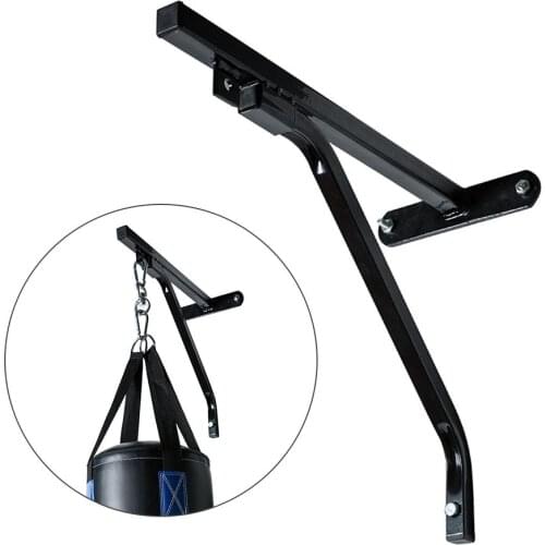 Heavy Punch Bag Sandbag Wall Bracket Steel Mount Hanging Stand Wall Mount Boxing Frame Punching Bag Stand Hanger Fitness Train