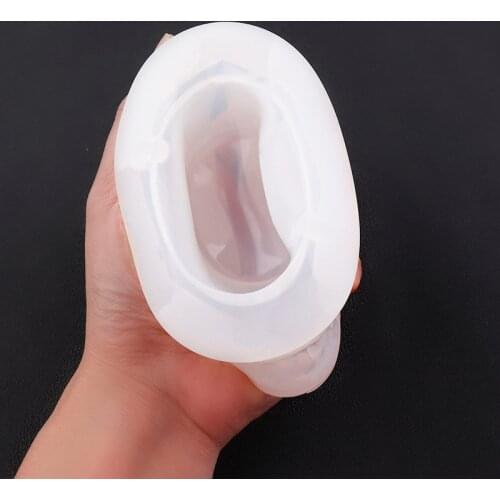 Xinyao 1pc Resin Glue Handmade Diy Crystal Epoxy Ashtray Silicone Mold Dried Flower Container Accessories For Jewelry Making