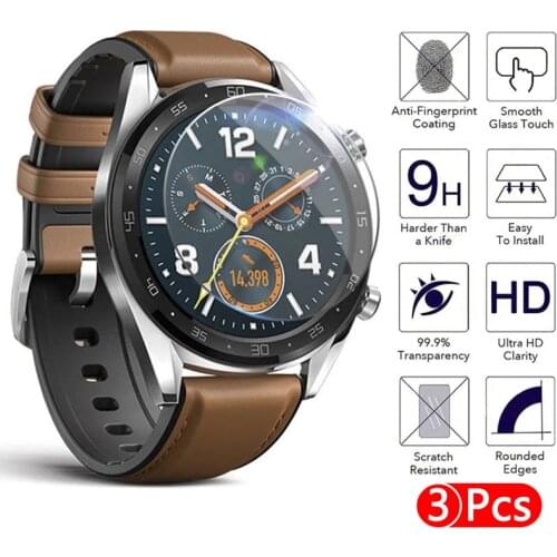 9H Tempered Glass Screen Protective film For Huawei Watch GT 2 GT 2E GT 2 Pro 2.5D Anti Scratch Films For Honor Watch Magic 2