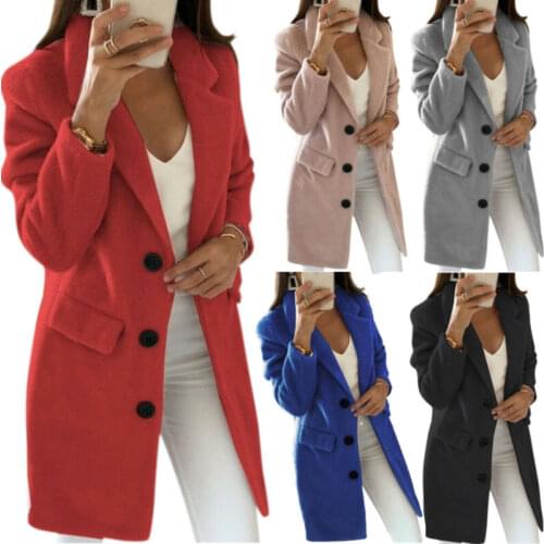 Womens Long Coats Teddy Bear Jacket Outwear Ladies Winter Warm Faux Fur Fleece