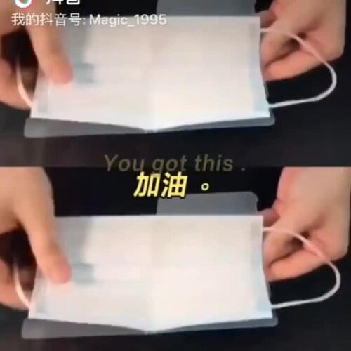 10PC=Box Foldable clip Storage Pocket Face keeper Masks Clips Dustproof Portable Bag Container Case plastic mas k keep in stock