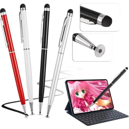 100pcs/Lot Mini 14cm Mobile Phone Stylus Fine Point Round Thin Tip Capacitive Touch Screen Universal For iPad iPhone Custom Logo