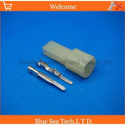 20 sets 2 Pin 2mm Male car plug, Auto electrical connector for Sumitomo car motorcycle etc