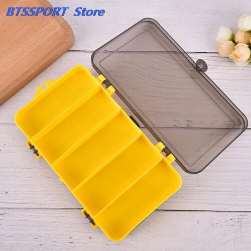 2020 New 1PC 17.7x10x4.5cm Double Sided Fishing Tackle Box Compartments Lure Hook Storage Box