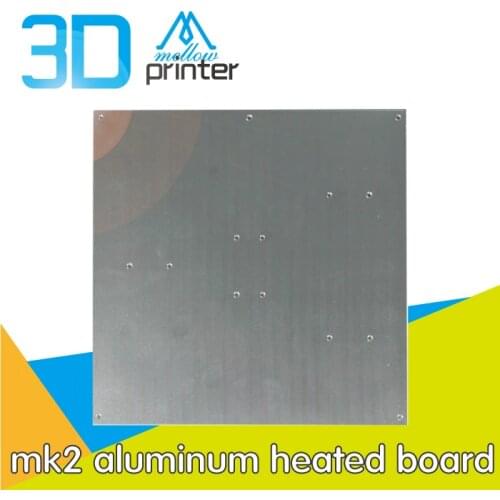 3d printer reprap mk2 aluminum heated board aluminum heat plate measurement 220*220*2mm