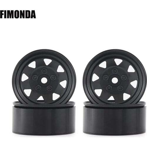 4pcs 1.9" Vintage Metal Internal Beadlock Wheels Rim for 1/10 RC Crawler Axial SCX10 90046 90047 RC4WD D90 Landies FJ40 TF2