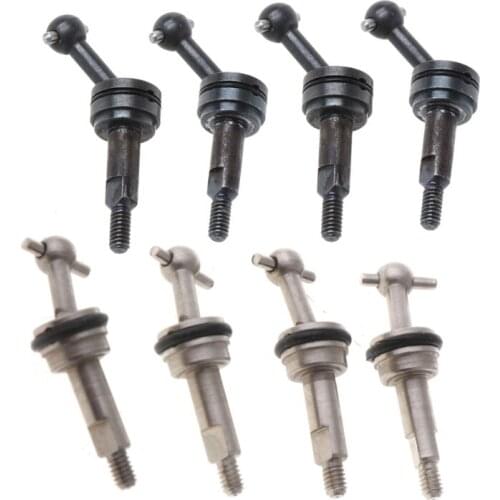 4pcs Metal CVD Universal Joint Shaft Transmission for 1/28 wltoys K969 K979 K989 K999 P929 P939 RC Car Upgrade Parts