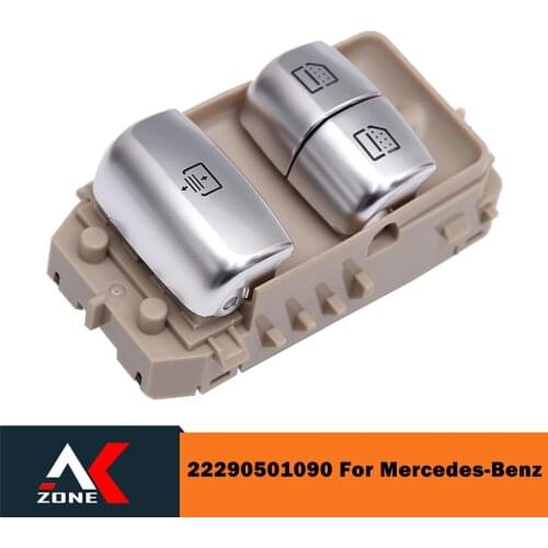 Car Accessories Beige Car Window Lifter Control Switch For Mercedes-Benz Car Window Controller Switch Button 22290501090