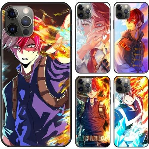 Phone case For iphone 12 11 pro max 12 mini xs max xR X 8 7 6S Plus SE Shoto Todoroki Bumper glass Fundas case smart phone