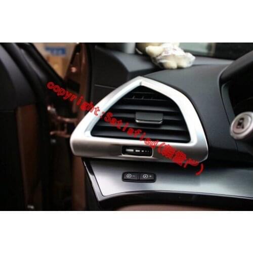 For Acura CDX 2017 2018 ABS Pearl Chrome Inside Interior Air-Condition Vent Outlet Cover Trim