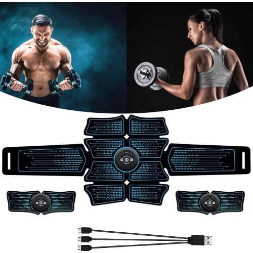 Electro Muscle Stimulation Abdominal Stimulator Electroestimulador Muscular Hip Trainer Body Slimming Fitness Massage Gym EMS