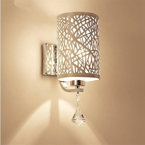 Crystal Pendant Wall Lamps Bedroom Modern Living Room Crystal Luminaire Aisle Wall lights Mural Lamp Staircase Lamp Bedside Lamp