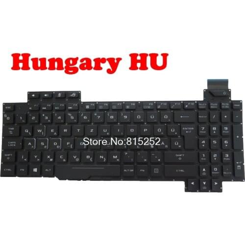 Laptop Keyboard For ASUS ROG Strix Scar GL503 GL503V GL503VM GL503VD GL503GE With Backlight Hungary HU/Nordic NE