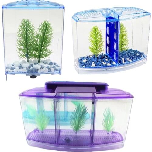 HONGYI Arcylic Guppy Baby Small Fish Separation Fish Bow Aquarium Breeding Box