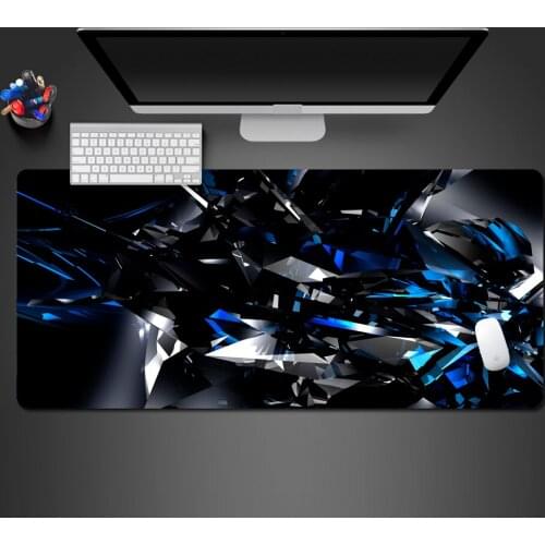 Modern Abstract 3d Blue And Black Mouse Pad High Quality Hot Mouse Pad Washed Wholesale Advanced Hot Large Mats Gaming Pad