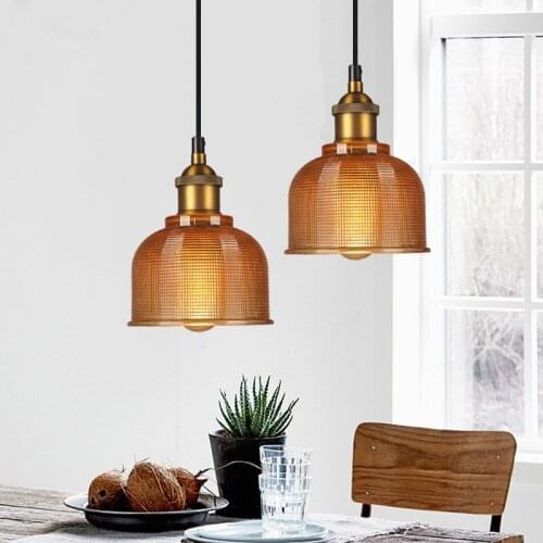 Kitchen Island Light Amber Glass Pendant Lights Bar Modern Pendant Lighting Study Bedroom Home Pendant Ceiling Lamp Include Bulb