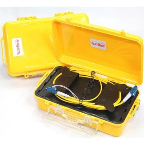 LC UPC OTDR Launch Cable Box 1KM OTDR Test extension line OTDR single mode optical fiber tester Free shipping