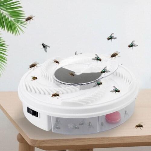 USB Electric Fly Trap Automatic Effective Flycatcher Insect Flying Killer Artifacts Mosquito Fly Repeller Control Catching J8V5