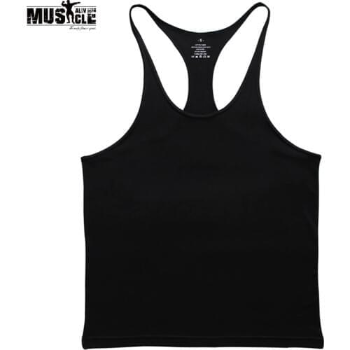 MUSCLE ALIVE Men's Sleeveless Tank Tops