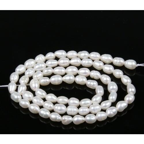 Natural Freshwater Pearl Beads High Quality 38cm Punch Loose Beads DIY Women Elegant Necklace Bracelet for Jewelry Making