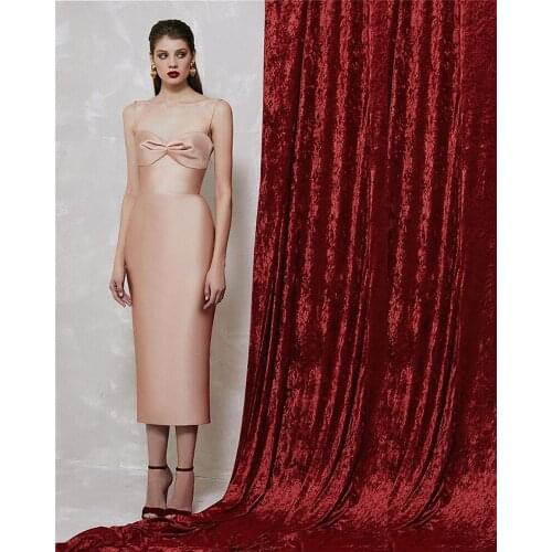 Newlife Summer Womens apricot Bow Spaghetti Strap Celebrity Sexy High Quality Mid-Calf Women Dress Evening Party Dress