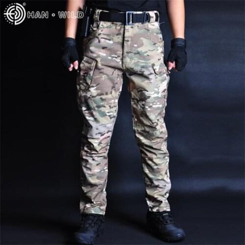 Sharkskin Softshell Men Tactical Pants X7 Combat Trousers Waterproof Quick Dry Cargo Pants Casual Military Hiking Fishing Pants