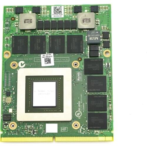 Genuine New Quadro K5000M 4GB Video Graphics Card - T9V0C / J2VD8 for Dell Precision M6700 / M6800