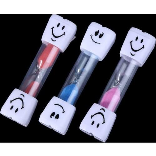 New Mini Smiling Face Sandglass Hourglass Sand Clock Timer 3 Minutes Dropshipping