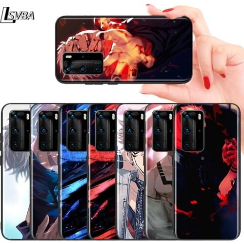 Hot Anime Jujutsu Kaisen For Huawei Mate 10 20 X 5G 30 40 RS Porsche Design P Smart S Z Lite Pro Plus Phone Case