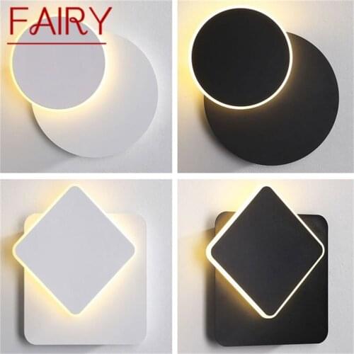 FAIRY Modern Wall Light Fixture Rotating Bedside LED Wall Lamp Creative Decorative For Home Bedroom Living Room Dining Room