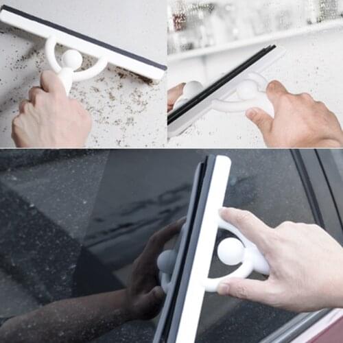 Youpin Shower Squeegee Window Glass Wiper Scraper Mirror Cleaner with Holder Hook Cleaning Tool For Bathroom Kitchen Car Glass