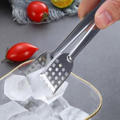 Steel BBQ Food Tong Kitchen Utensils Buffet Cooking Heat Bread Clip Clamp Anti Barbecue Tool Tong Pastry Steel Kitchen B1N5