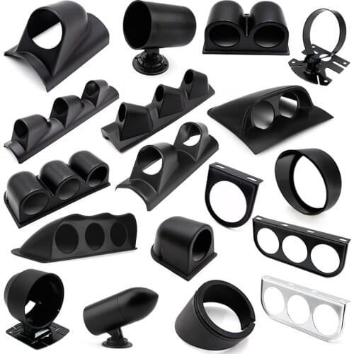 2INCH 52mm Universal Car Meters Holder Black Single Double Triple Car Gauge Pod for Left Right Drive Car for 2 Inch 52mm Gauges