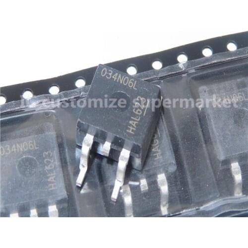 10PCS/LOT 034N06L IPB034N06L3G TO-263 60V 90A SMD Triode