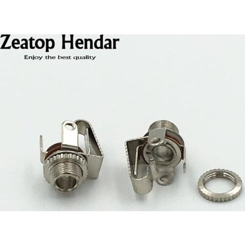 100Pcs 3.5mm Mono Socket Jack Female Connector Chassis Panel Mount Solder For Headphone