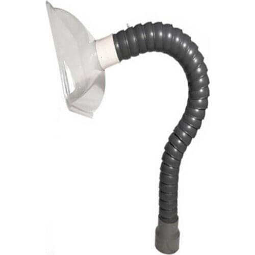 110mm POM Flexible Smoke Exhaust Ventilator Pipe for Soldering Smoke Extractor Welding Fume Arms with Small/Big/Huge Hood