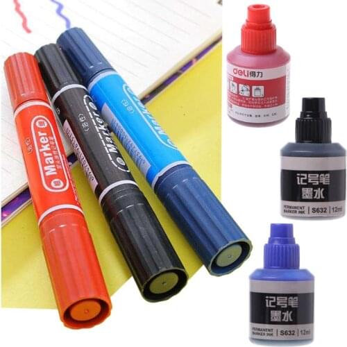 12ml Waterproof Instantly Dry Graffiti Paint Pen Oil Ink Refill For Marker Pens