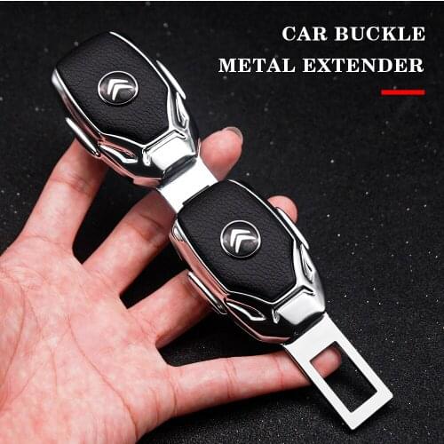 2Pcs Car Seat Belt Buckle Eliminates Safety Buckle Alarm Buckle Extender for Citroen C6 C5 C8 DS C-ELYSEE VTS Auto Accessories