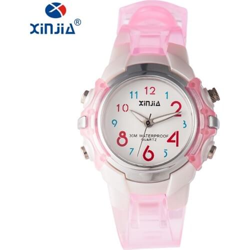 2020 New Childrens Jelly Watches Japanese Quartz Movement Waterproof 3BAR Colorful Cute, Girls Kids Gift Luminous Hands