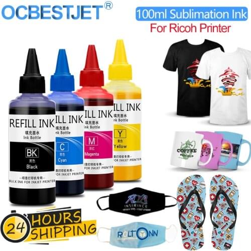 400ml Sublimation Ink For Ricoh GC41 GC31 GC21 SG2100 SG2100N SG3100 SG3110 SG3110DN SG3110DNW SG7100DN E3300 E3300N E5500