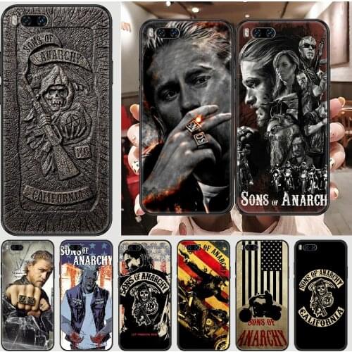 Sons of Anarchy Phone case For Xiaomi Mi Max Note 3 A2 A3 8 9 9T 10 Lite Pro Ultra black luxury cell cover tpu bumper pretty