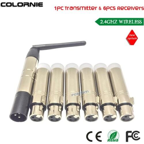 DHL Free Shipping DMX512 Wireless Lighting Controller 2.4GLED Lighting DFI Wireless DMX Receiver Transmitter