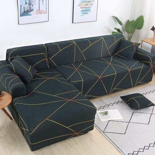 Elastic Sofa Covers for Living Room L Shape Sofa Need Buy 2 Pieces Sofa Cover Stretch Corner Couch Cover Slipcovers 1/2/3/4 Seat