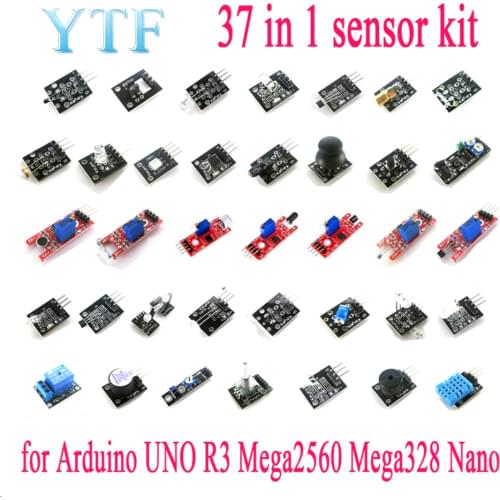 37Pcs/Lot Raspberry pi 2 3 The Sensor Module Package 37 Kinds Of For Arduino Kit