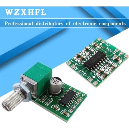 Mini PAM8403 DC 5V 2 Channel USB Digital Audio Amplifier Board Module 2 * 3W Volume Control with Potentionmeter
