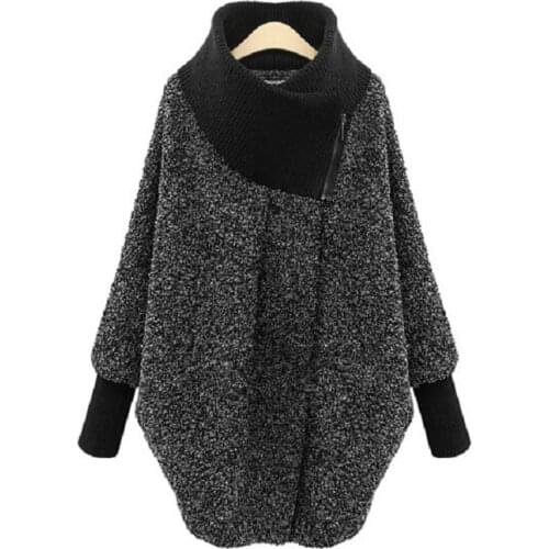 New autumn/winter womens clothing womens sweater cardigans plus size M-5XL european clothing outerwear winter coat 5090