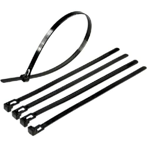 New 2015 Multifunction 100 pcs/lot 8x450mm black,white Releasable Nylon Cable Tie Zip Ties Free Shipping